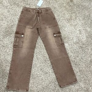 Utility style jeans